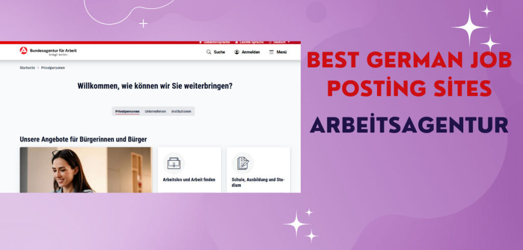 Best German Job Posting Sites - Arbeitsagentur