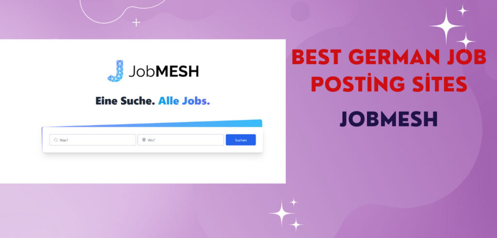 Best German Job Posting Sites - jobMESH